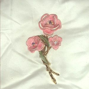 Antique Rose brooch
